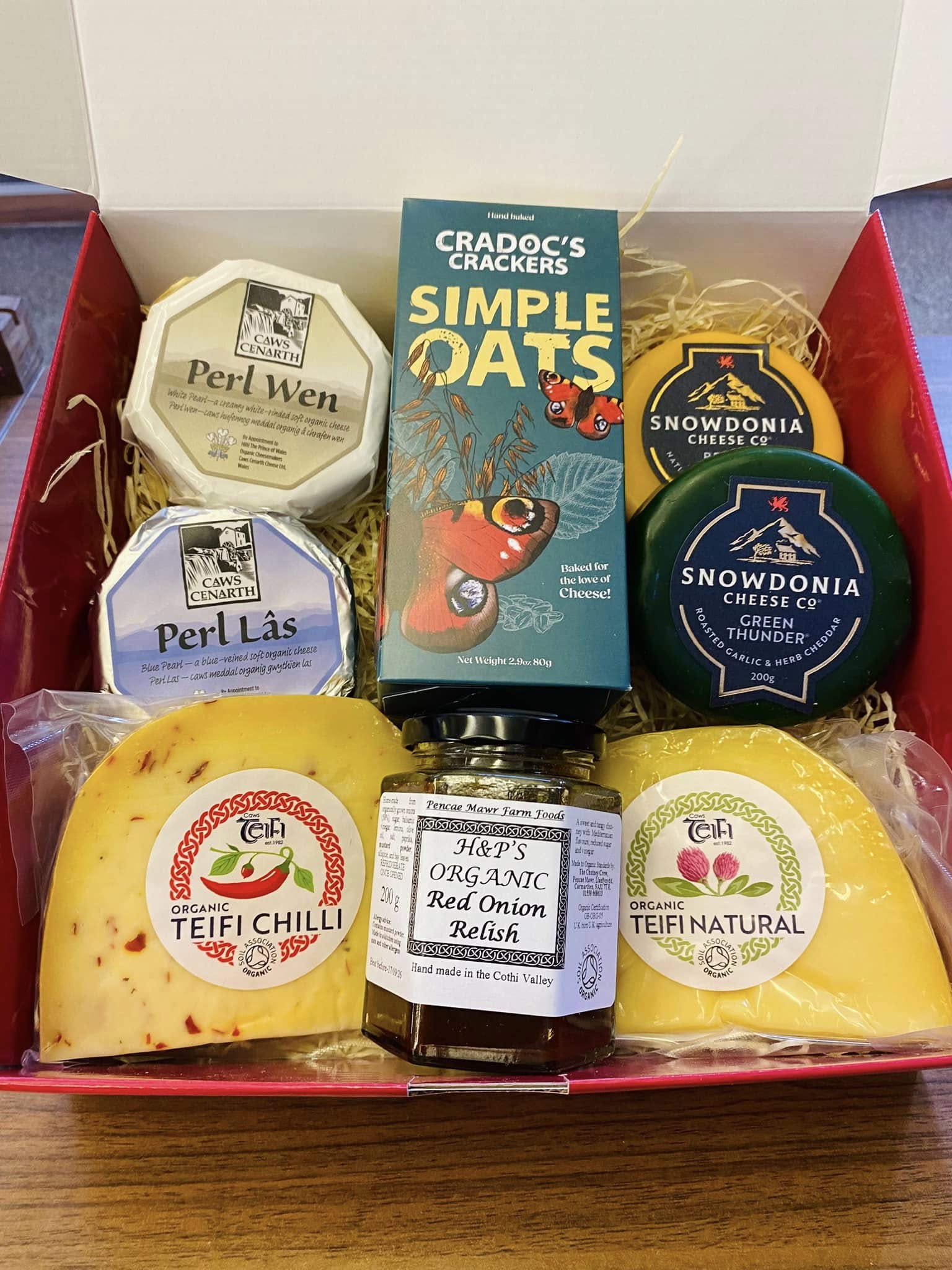Caws Riot Welsh cheese gift box