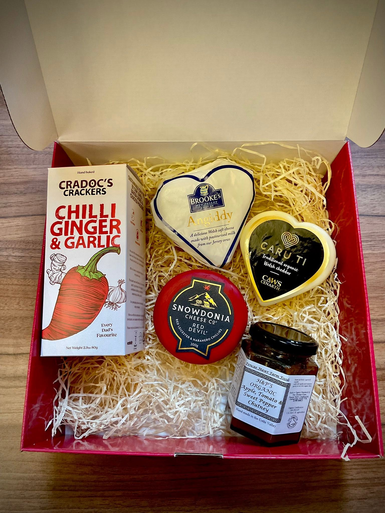 Welsh cheese gift box from Caws Riot